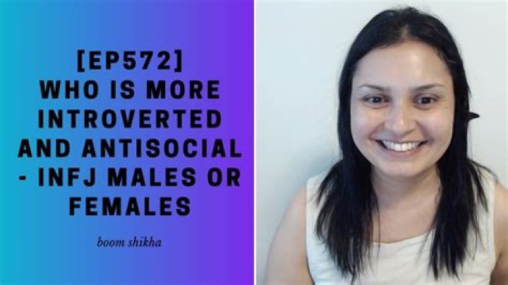 Are males or females more introverted?