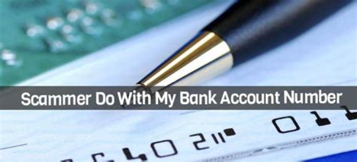 Can a scammer do anything with my bank name?