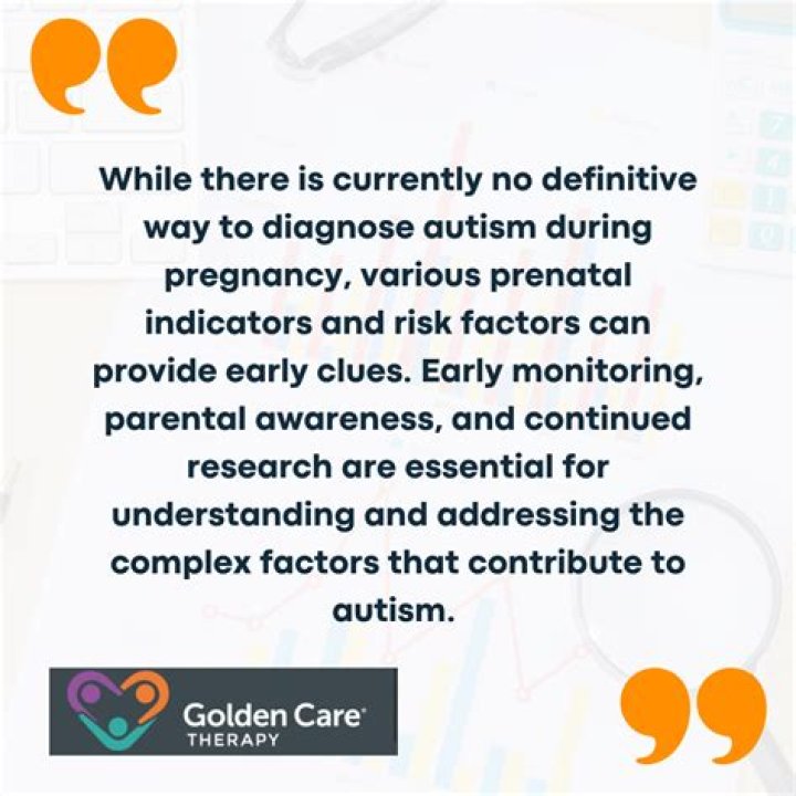 Can autism be detected during pregnancy?