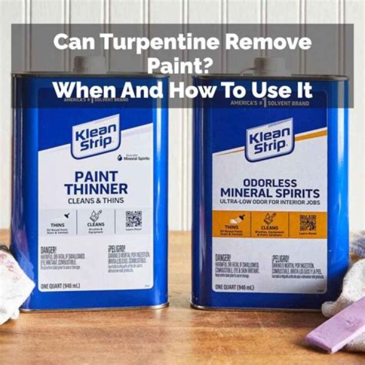 Can turpentine be stored in garage?