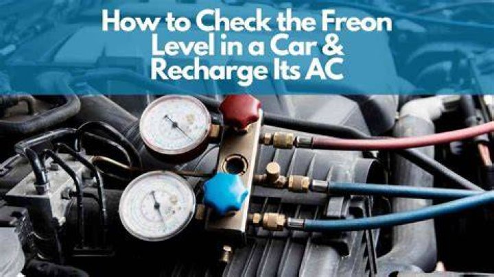 How do you check Freon level in car?