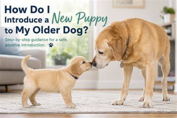 How do you introduce a puppy to older dogs?