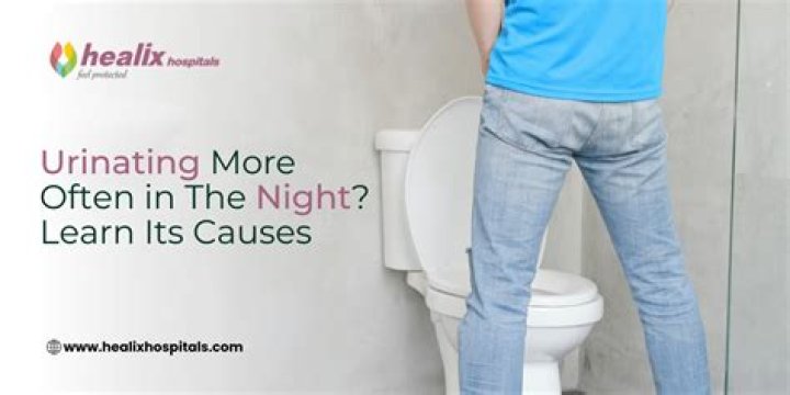 How many times a night should a man urinate?