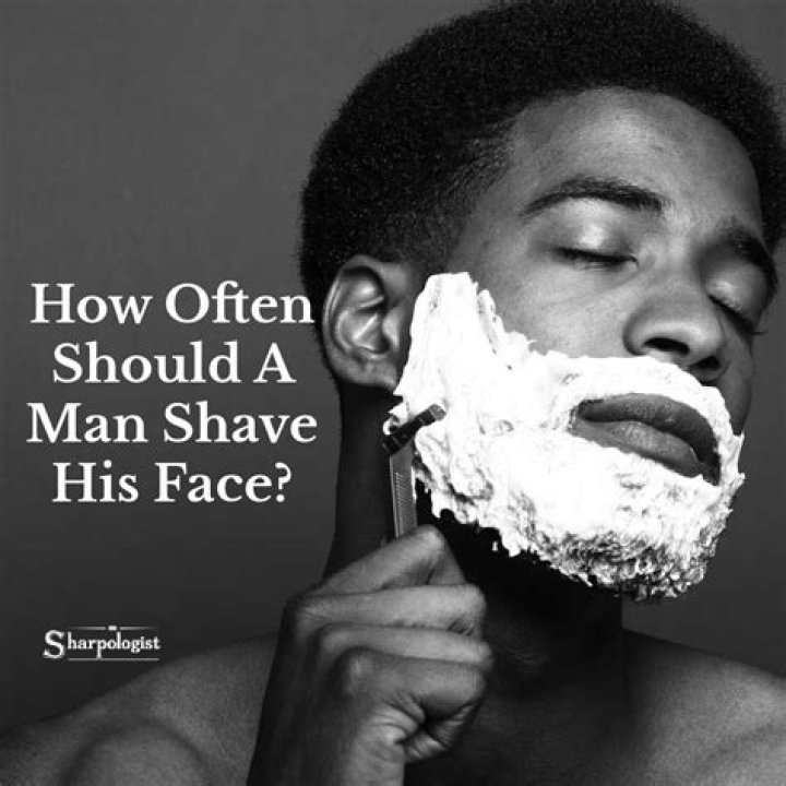 How often should a man shave?