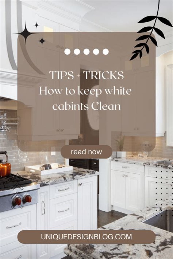 Is it hard to maintain white kitchen cabinets?