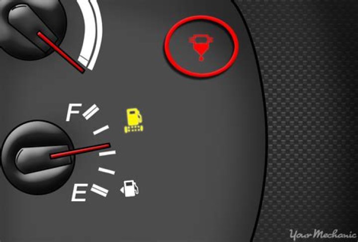 What does the fuel filter warning light mean?