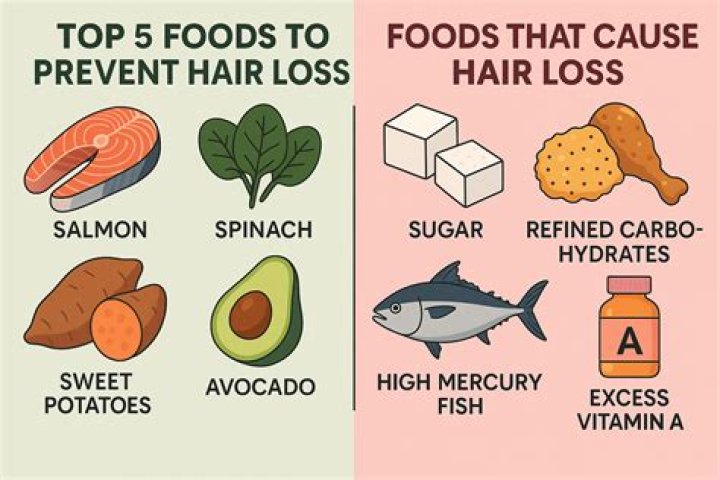What foods cause oily hair?
