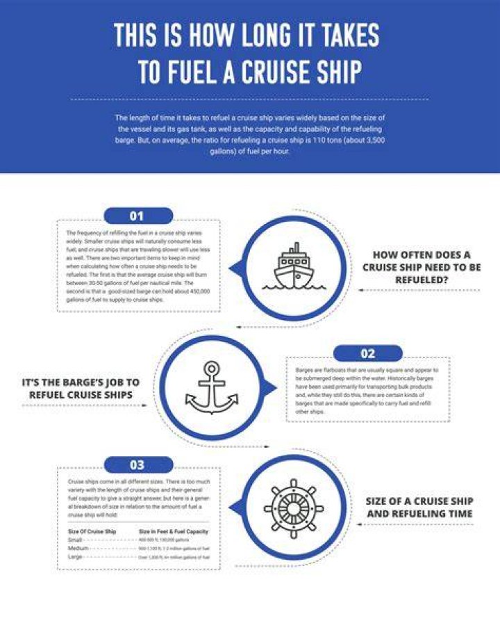 What fuel does a cruise ship use?