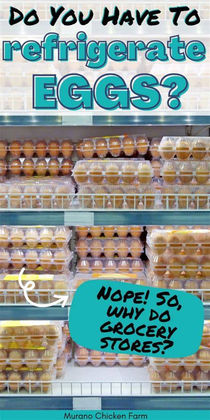 Why do Americans refrigerate eggs?